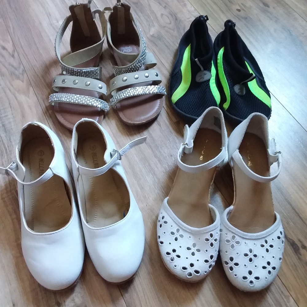 Four pair of shoes